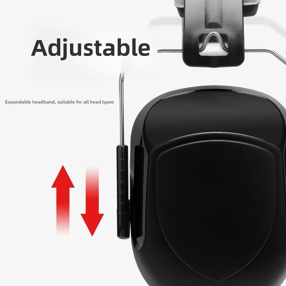 Earmuffs Foldable - ที่ครอบหูกันเสียง ABS แบบหนา ปรับได้ สวมใส่สบาย ป้องกันเสียงได้ดี