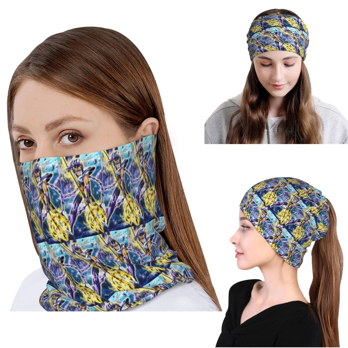 Knit Beanie Hat Warm - อนิเมะไนท์ส ออฟ เดอะ โซดิแอค ฟีนิกซ์ อิกกี้