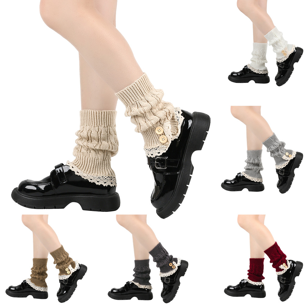 Thermal Sock Wool - ถุงเท้าข้อเท้าผู้หญิงสำหรับฤดูหนาว ถักแบบยืดหยุ่น อุ่นสบาย แบบหนา ขนสัตว์ สำหรับใส่กับรองเท้าบูท