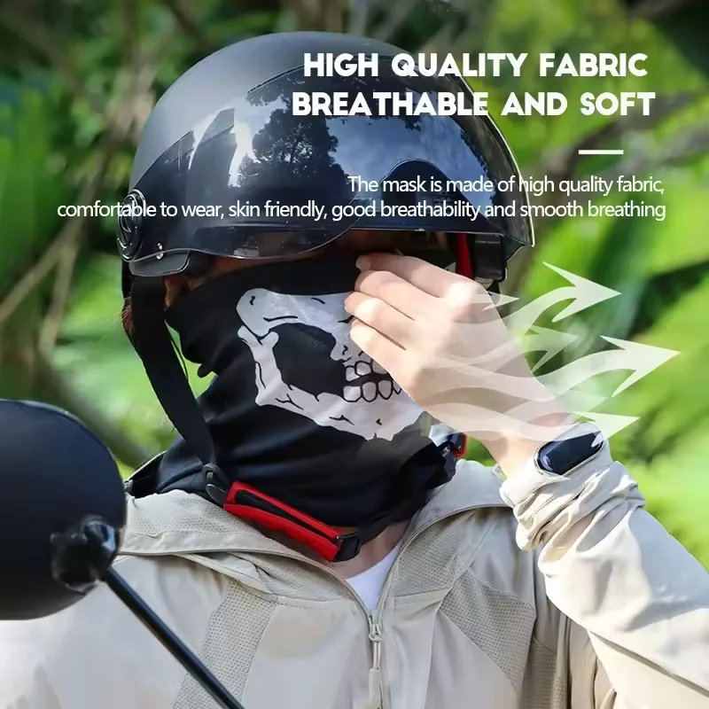 หน้ากากบาลาคลาวาลายหัวกะโหลกสำ - Balaclava Ski Mask บทวิจารณ์และราคา