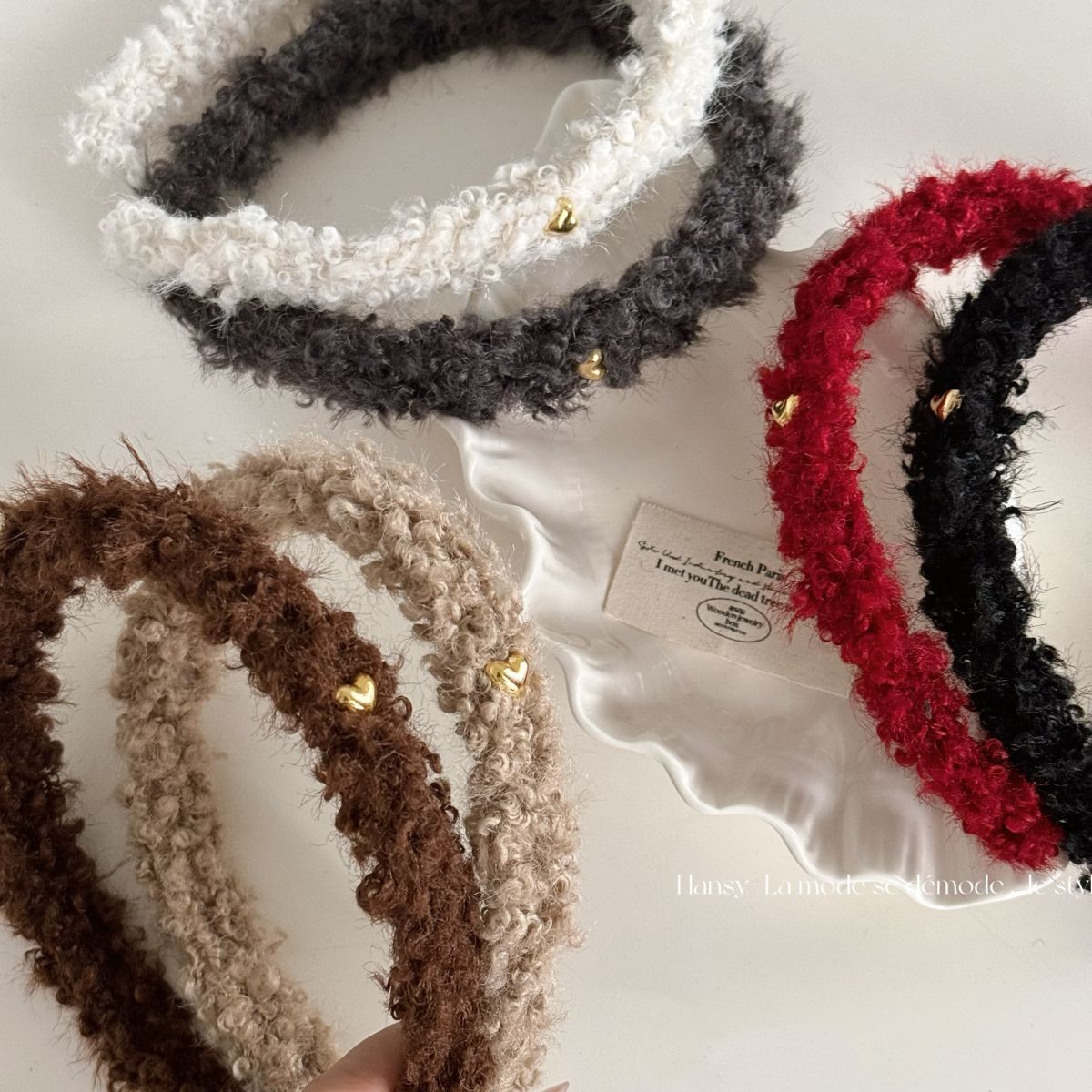 ที่คาดผมผ้าฟลีซขนนุ่มสไตล์วินเ - Winter Headband Fleece บทวิจารณ์และราคา