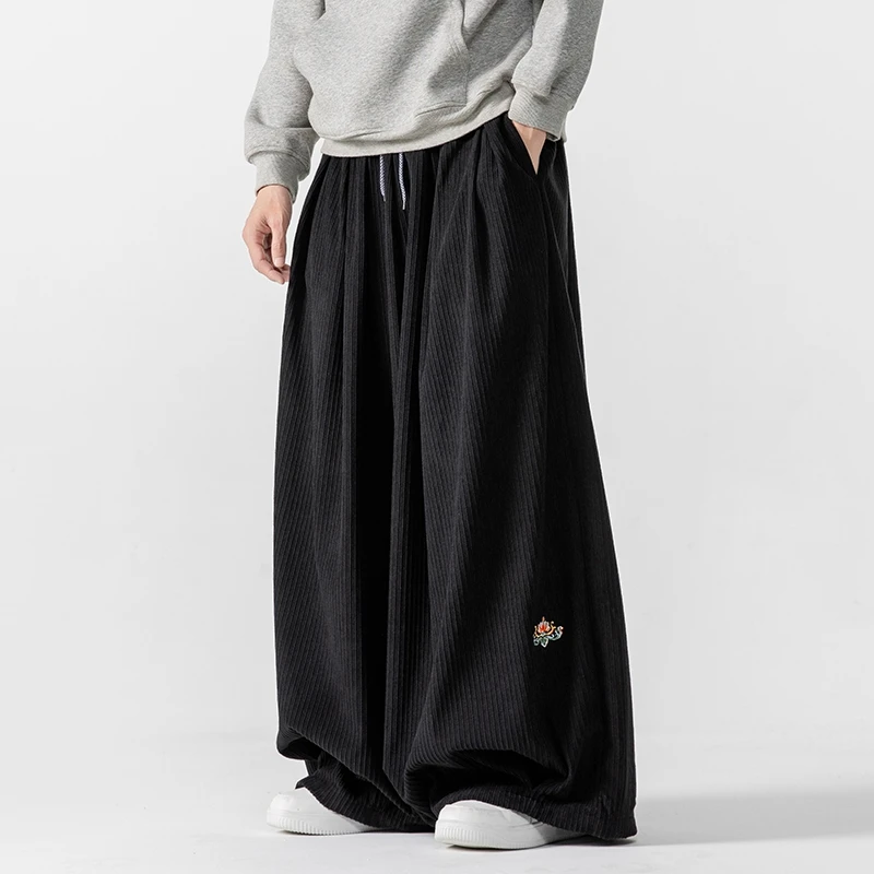 กางเกงขายาวคอร์ดูรอยทรงหลวมสไต - Corduroy Pant Warm บทวิจารณ์และราคา