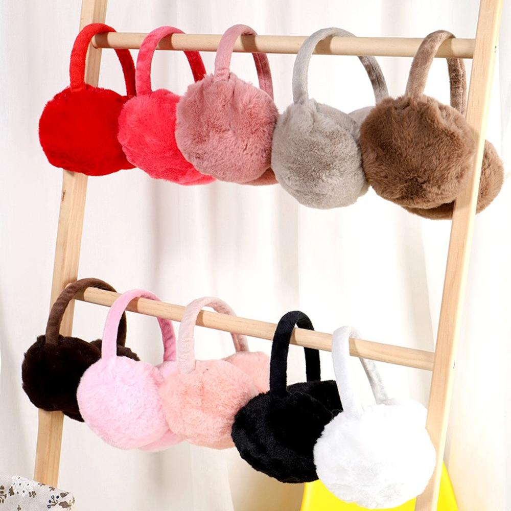 ที่ครอบหูฤดูหนาวขนฟูขนเทียมสำห - Earmuffs Foldable บทวิจารณ์และราคา