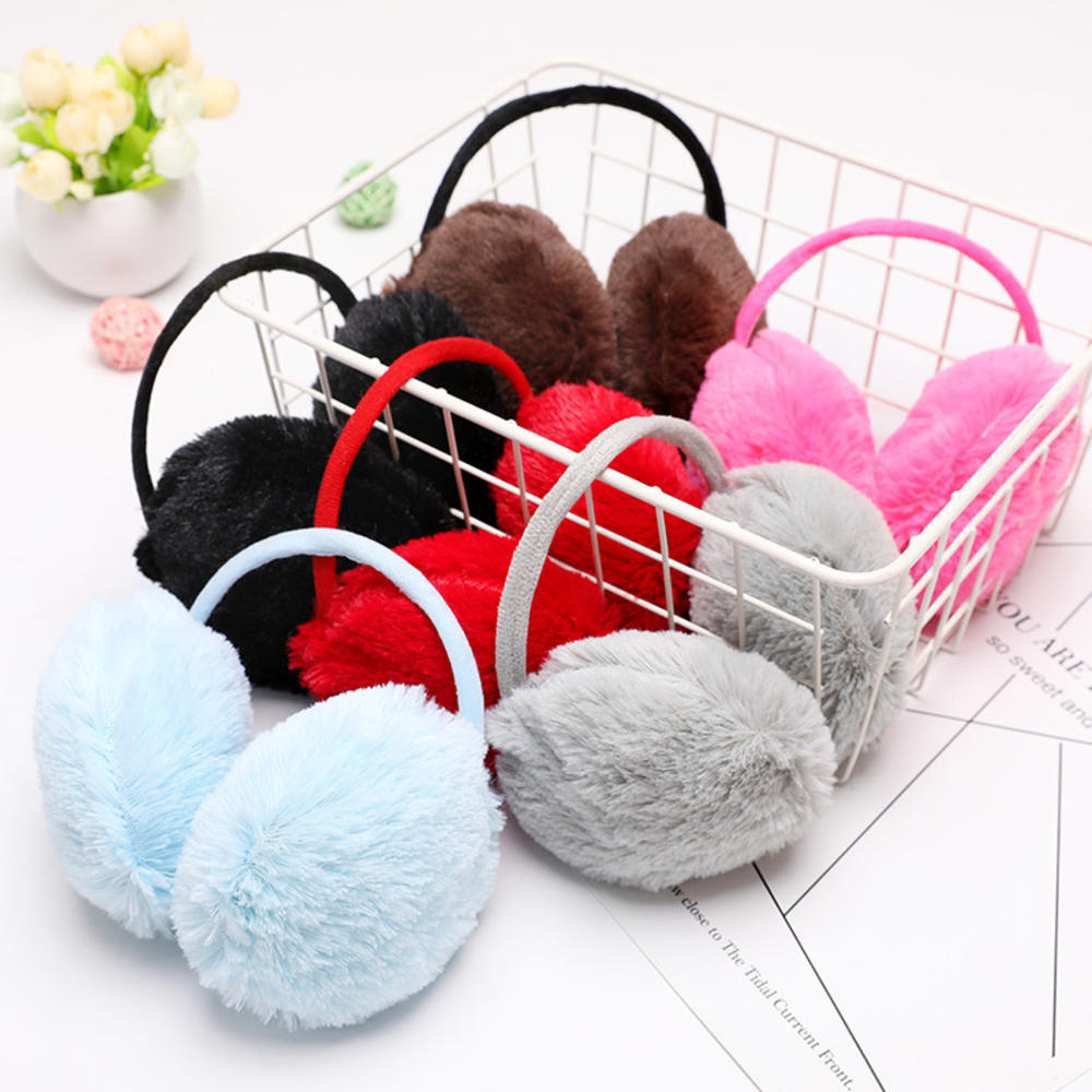 ที่ครอบหูฤดูหนาวขนฟูขนเทียมสำห - Earmuffs Foldable บทวิจารณ์และราคา