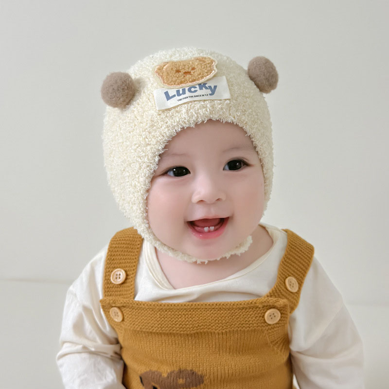 หมวกป้องกันหูหมีน่ารักสำหรับเด - Knit Beanie Hat Warm บทวิจารณ์และราคา