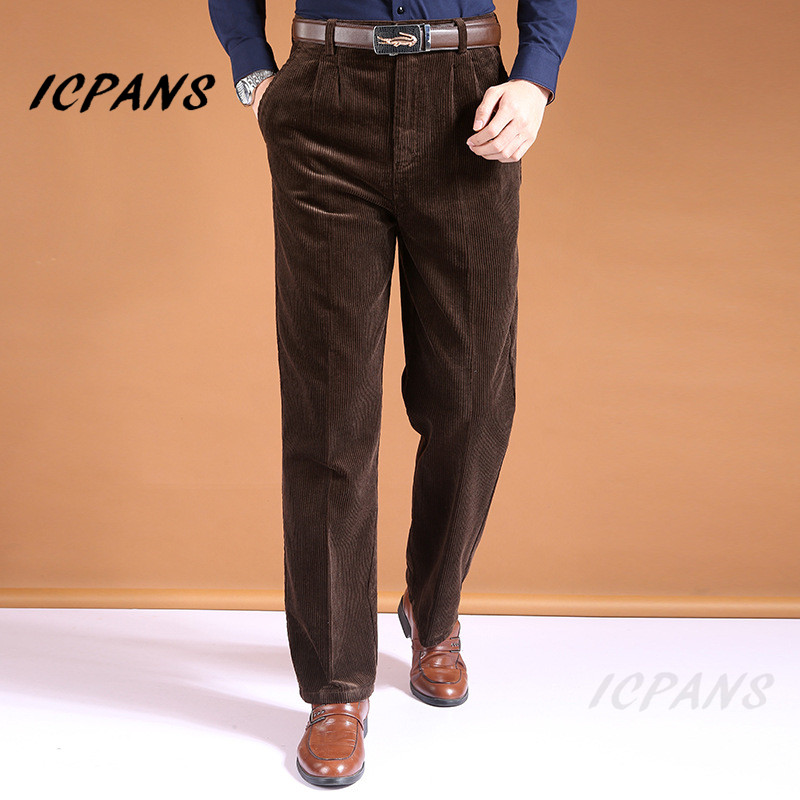 ICPANS หนาฤดูใบไม้ร่วงฤดูหนาวผ - Corduroy Pant Warm บทวิจารณ์และราคา