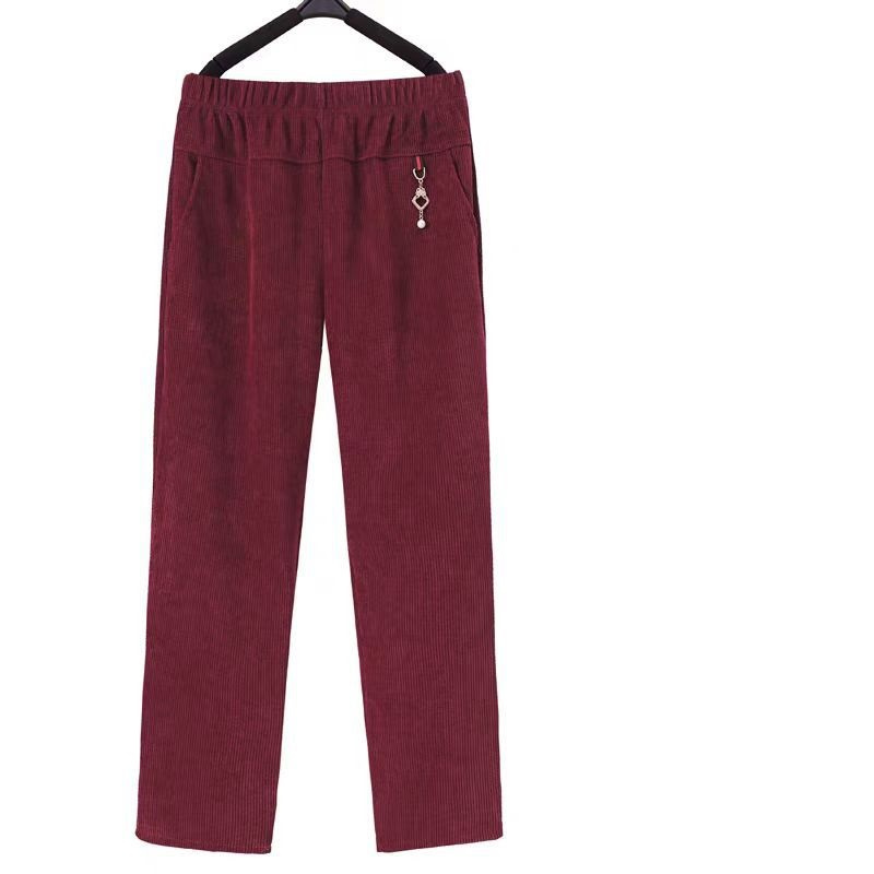 คุณภาพสูง Corduroy ตรงกางเกงผู - Corduroy Pant Warm บทวิจารณ์และราคา