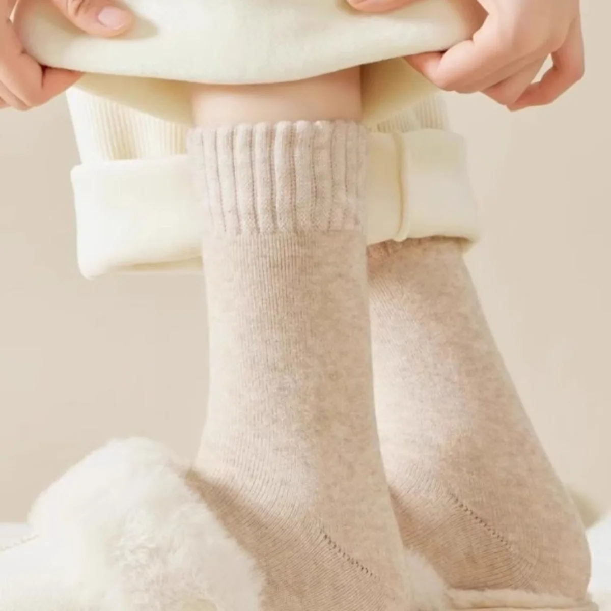 ถุงเท้ากันหนาวแบบหนาพิเศษสำหรั - Thermal Sock Wool บทวิจารณ์และราคา