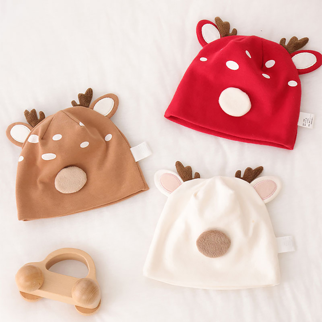 หมวกเด็กทารกน่ารัก ลายกวางน้อย - Knit Beanie Hat Warm บทวิจารณ์และราคา