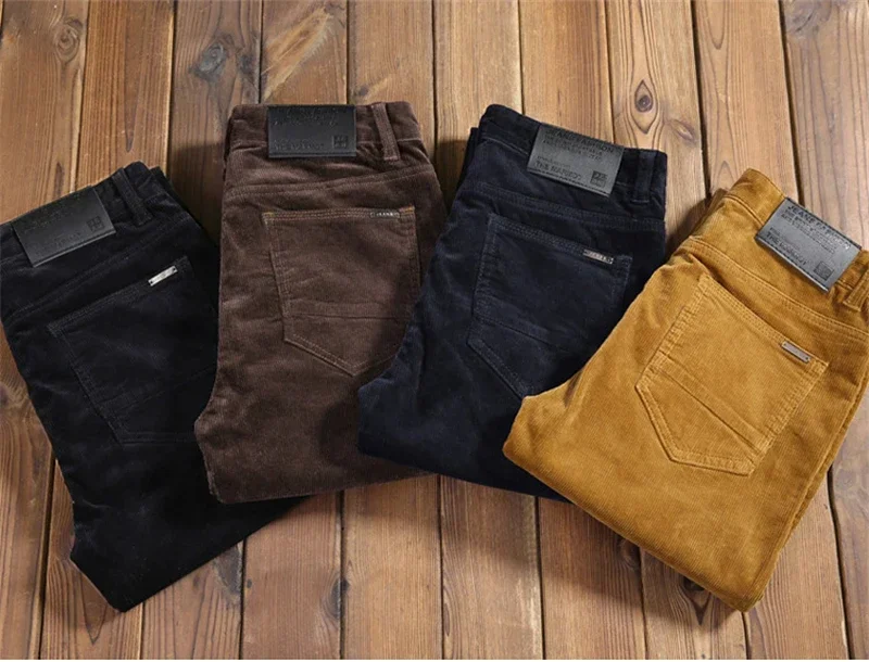 กางเกงผ้าลูกฟูกลำลองผู้ชายสำหร - Corduroy Pant Warm บทวิจารณ์และราคา