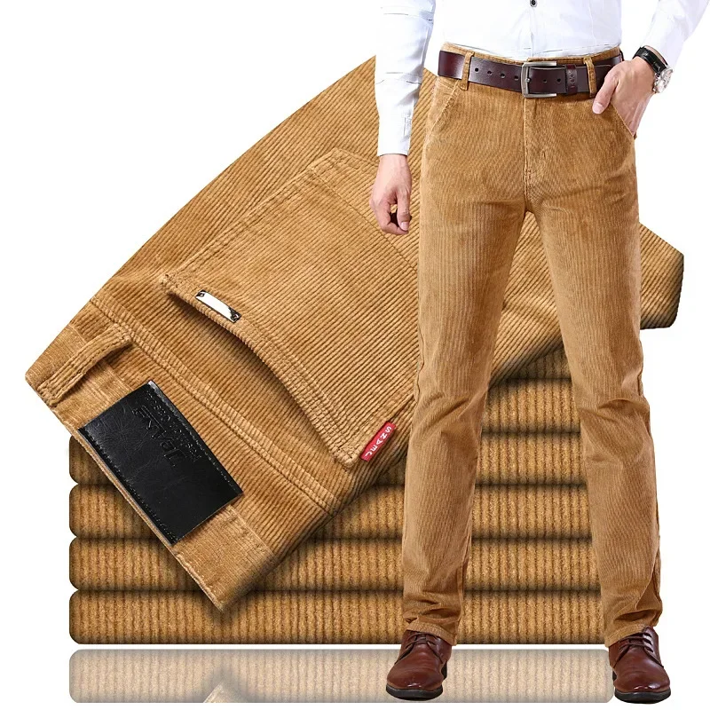 กางเกงขายาวผ้าลูกฟูกทรงตรงหลวม - Corduroy Pant Warm บทวิจารณ์และราคา
