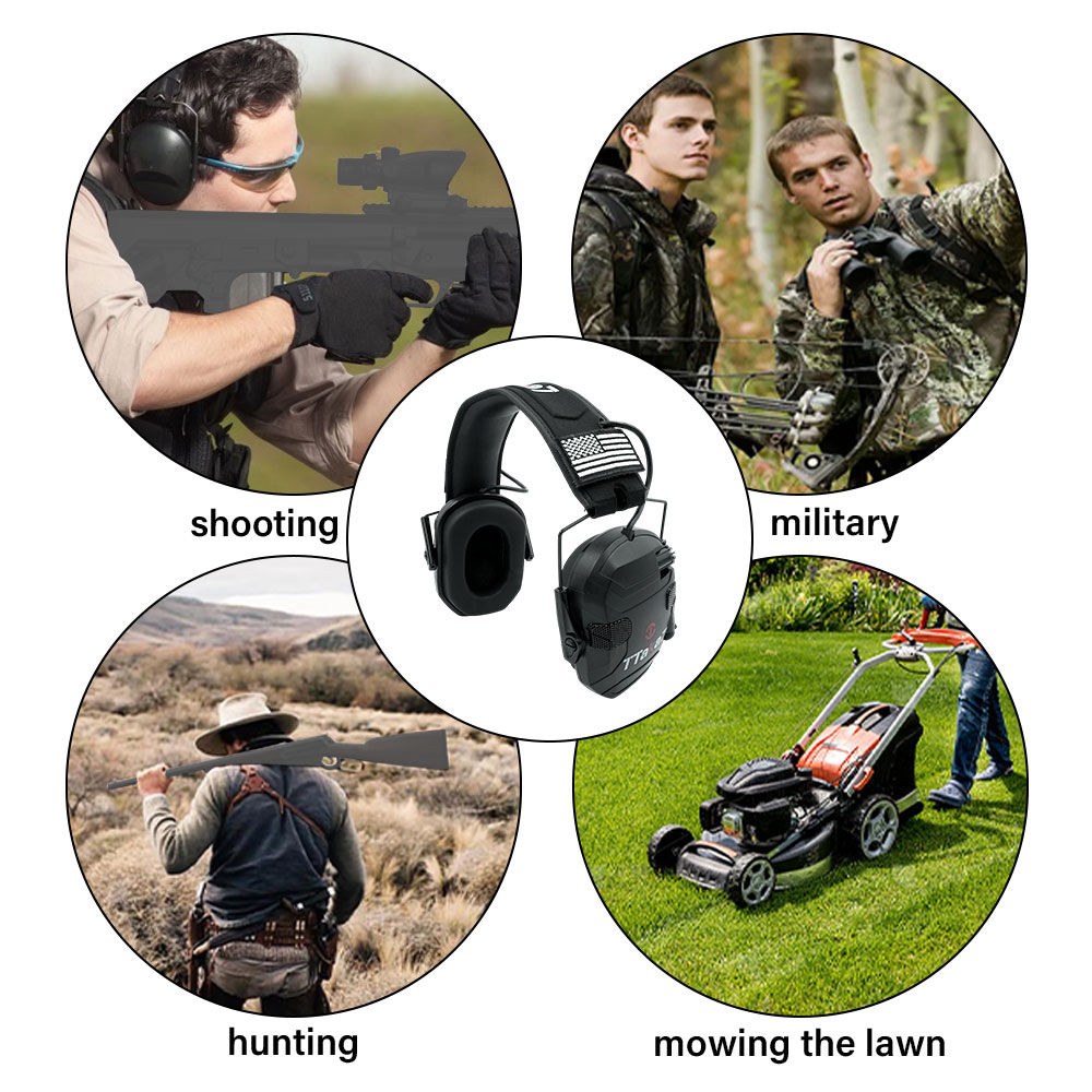 W1/W3 ที่ครอบหูอิเล็กทรอนิกส์แ - Earmuffs Foldable บทวิจารณ์และราคา
