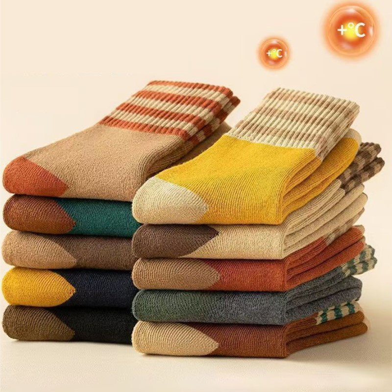 ถุงเท้าหนาปานกลางของผู้หญิงถุง - Thermal Sock Wool บทวิจารณ์และราคา