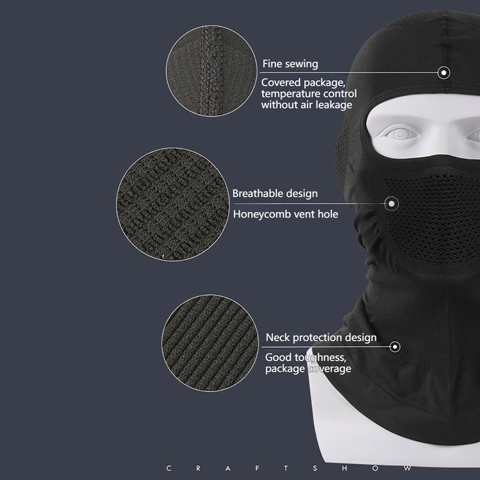 GTUBIKE หมวกไหมพรมระบายอากาศได - Balaclava Ski Mask บทวิจารณ์และราคา