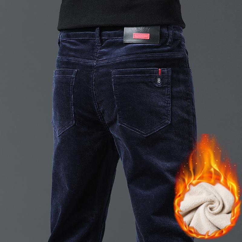 กางเกงผ้าลูกฟูกผู้ชายฤดูหนาวซั - Corduroy Pant Warm บทวิจารณ์และราคา